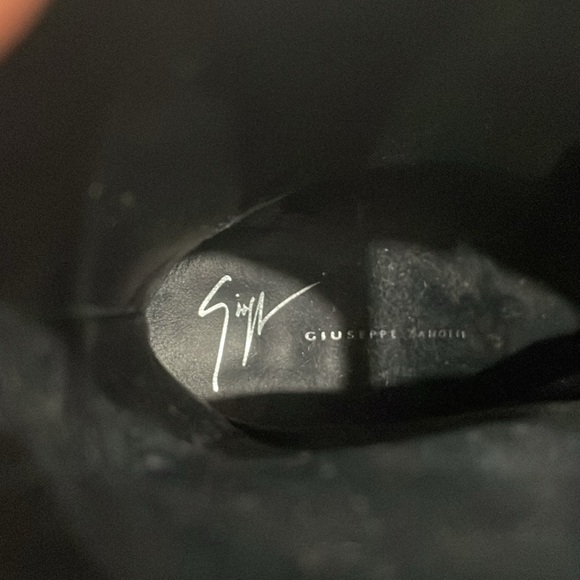 GIUSEPPE ZANOTTI LEOPARD PRINT ANKLE BOOTS WITH BLOCK HEEL - Picture 10 of 11